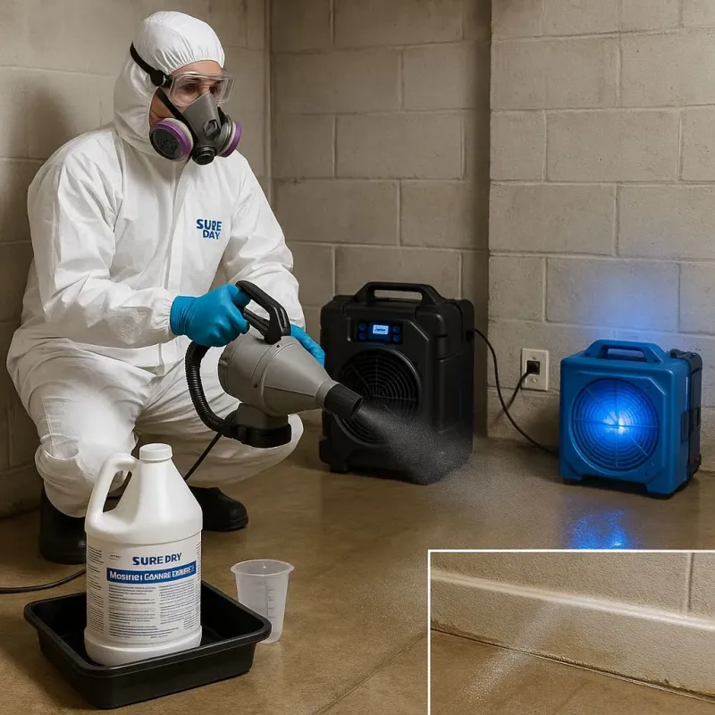 Sanitization and Odor Removal process in Van Buren, ME