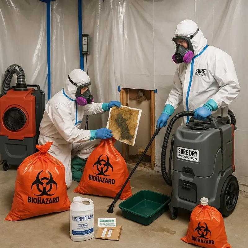 Contaminated Water Handling Protocols process in Van Buren, ME