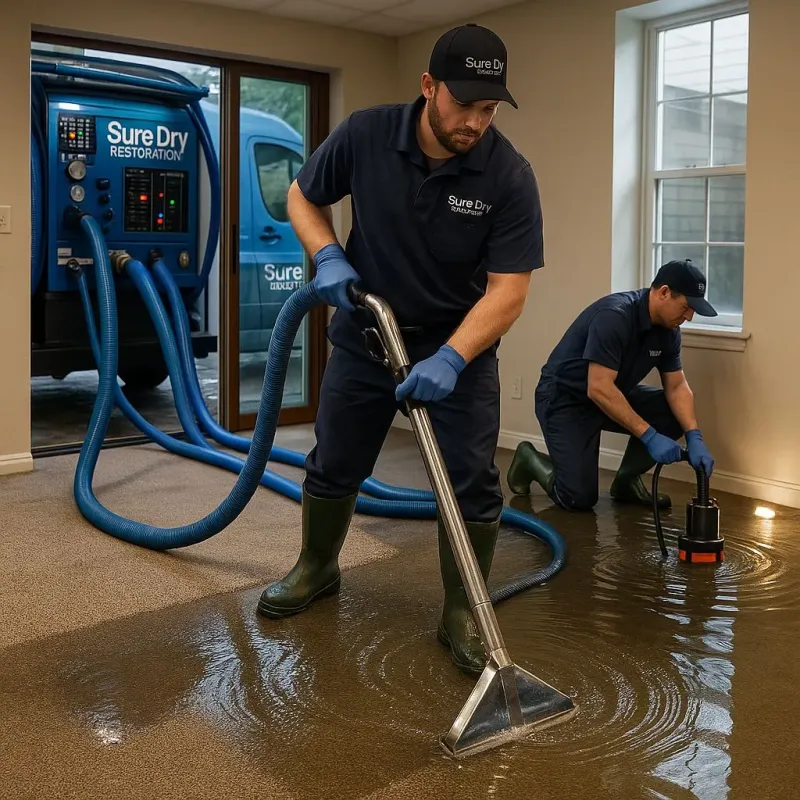 Water Extraction and Removal process in Van Buren, ME